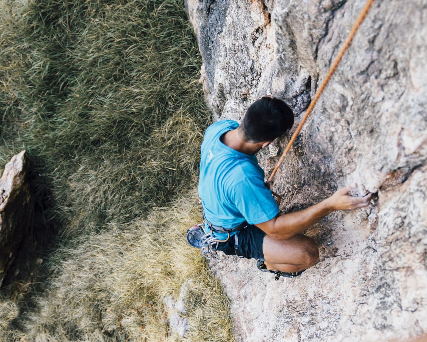 Climbing, part of Vanessa's sporting journey